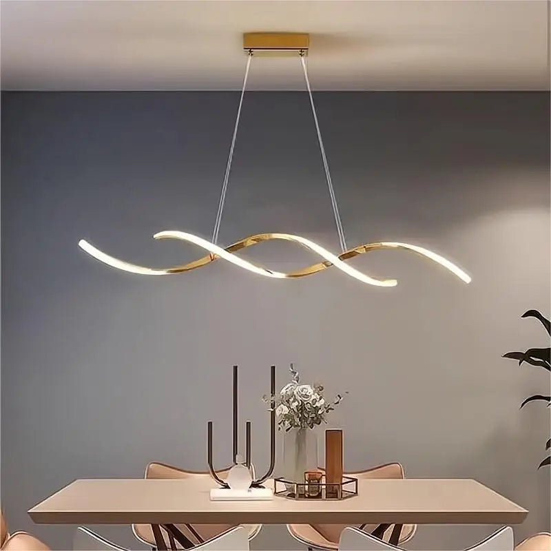 lustre de luxe moderne créatif design minimaliste épuré pour bar