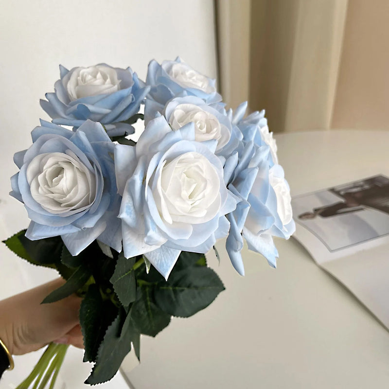 lot de 5 fleurs artificielles hydratantes pour mariage et saint-valentin