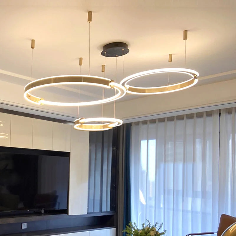 lustre moderne en style nordique pour décoration intérieure suspendue