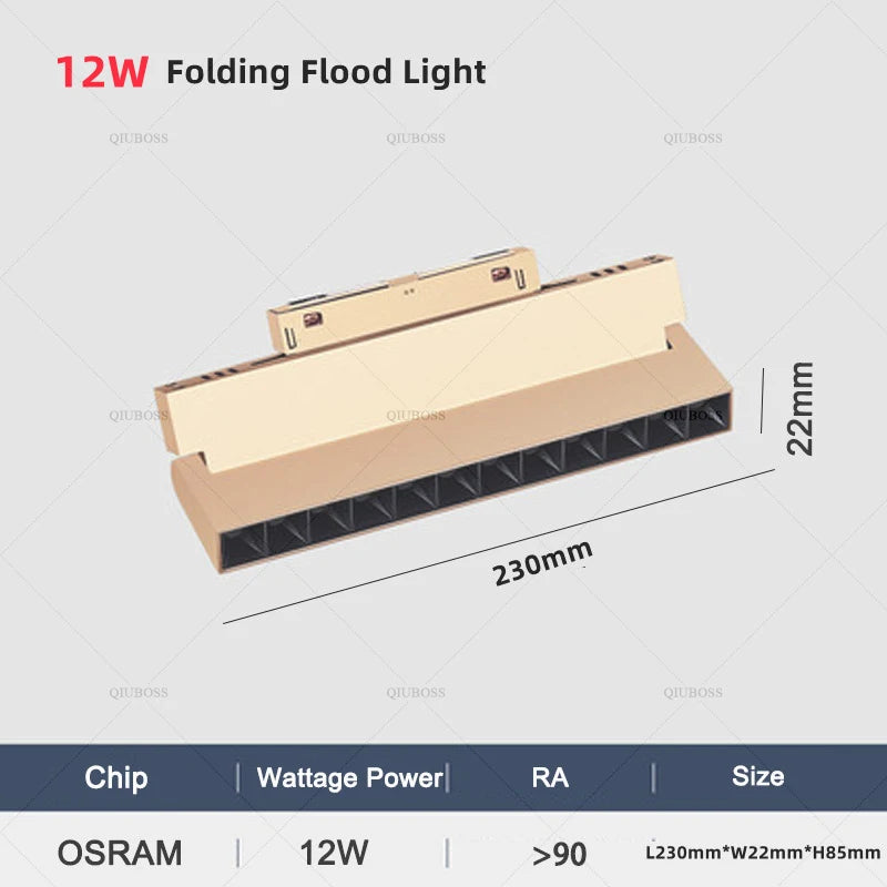 spot led magnétique pour éclairage intérieur moderne