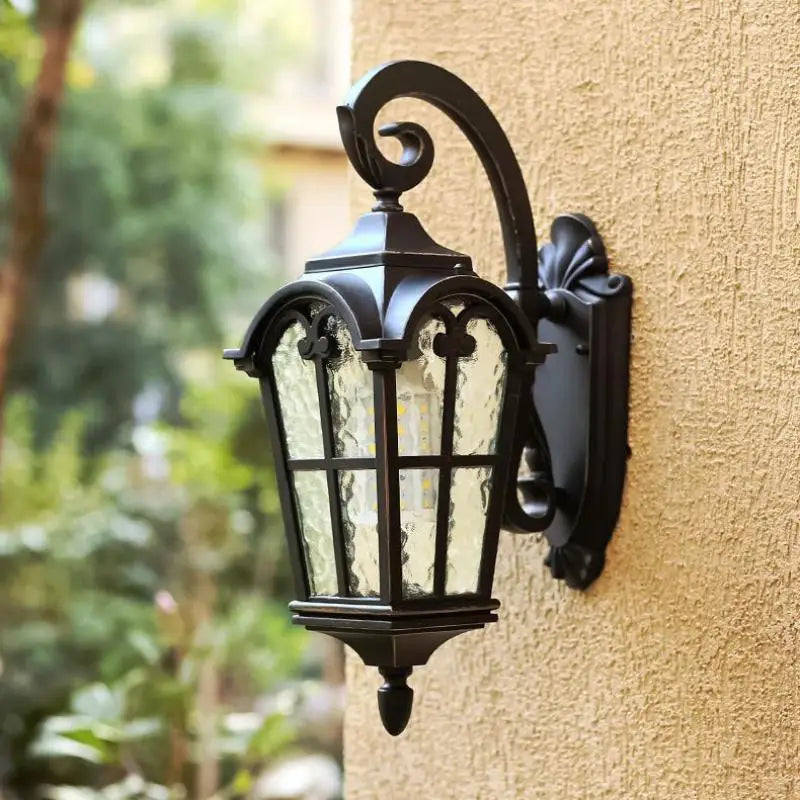 applique murale led vintage en aluminium pour jardin et extérieur