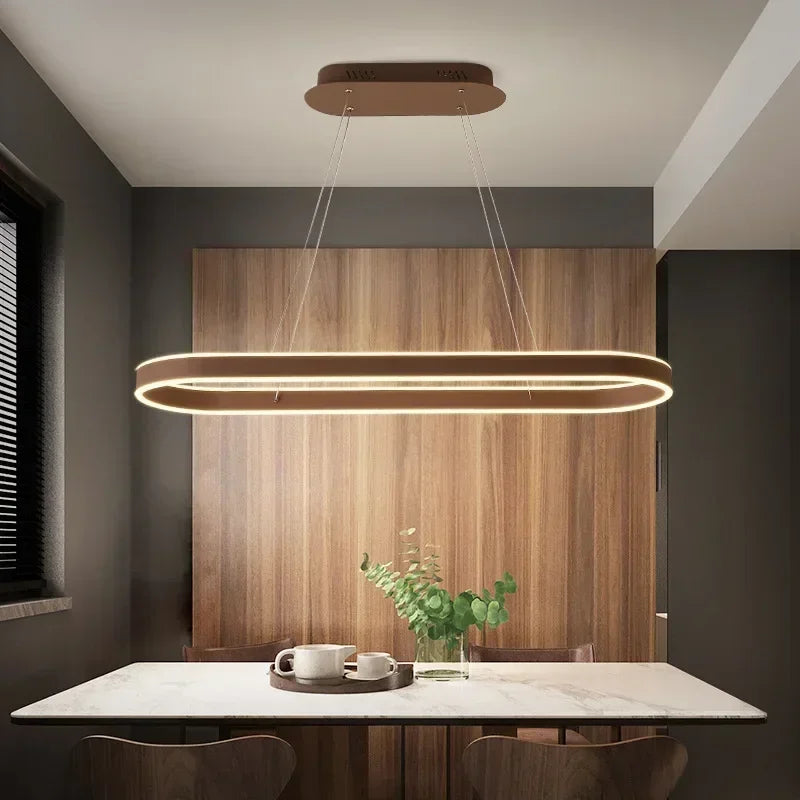 suspension à led moderne pour décoration intérieure élégante