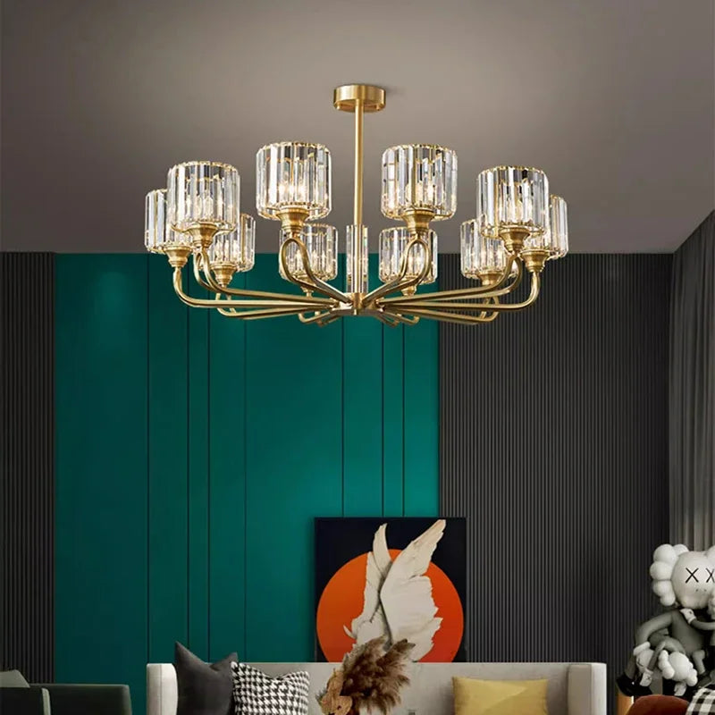 Luxury Home DecorationPendant Lights Crystal Living Room Chandelier, Bedroom Pendant Lamp Ceiling Light Indoor Lighting