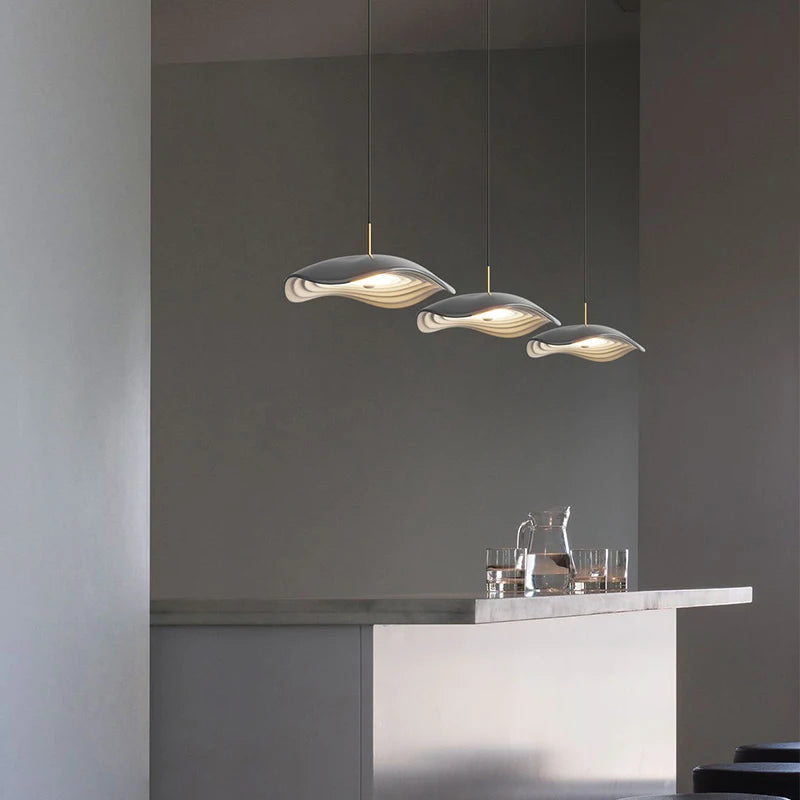 lustre d'art moderne minimaliste wabi-sabi pour bar créatif