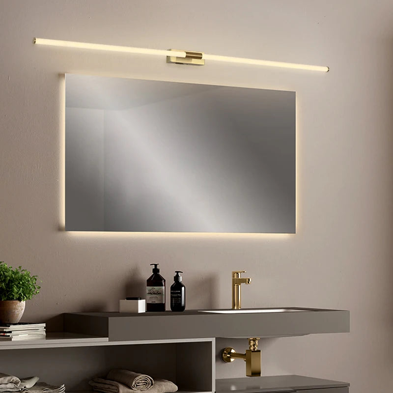 lampe de miroir à led moderne pour un éclairage élégant