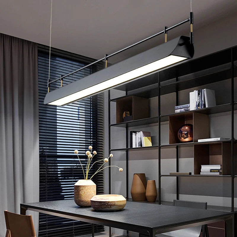 suspension longue nordique design pour bureau et espace commercial