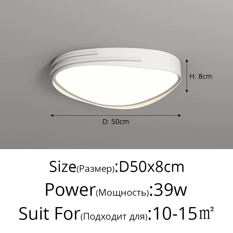 plafonniers led modernes pour éclairage intérieur élégant