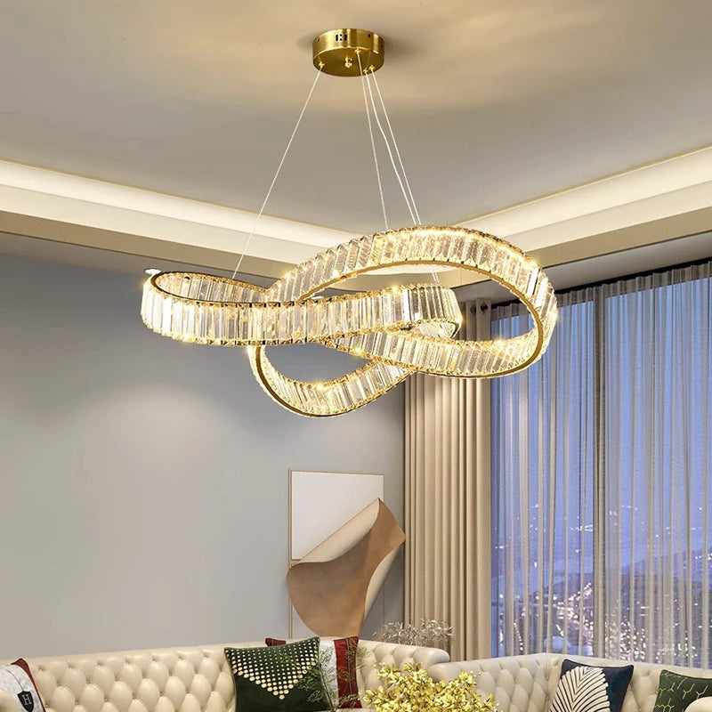 Modern home decoration crystal chandelier, living room Pendant lamp,Dining room Pendant lights, interior lighting