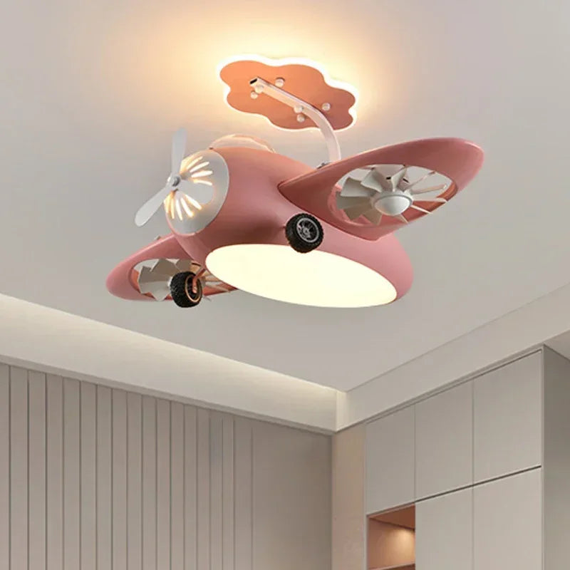 plafonnier ventilateur électrique pour chambre d'enfants design moderne