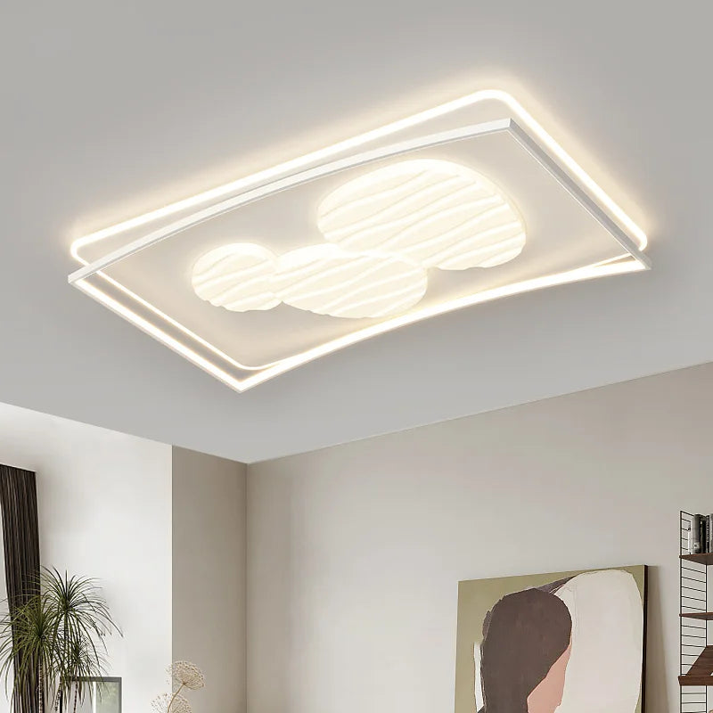 plafonnier led design nordique moderne luminaire décoratif simple