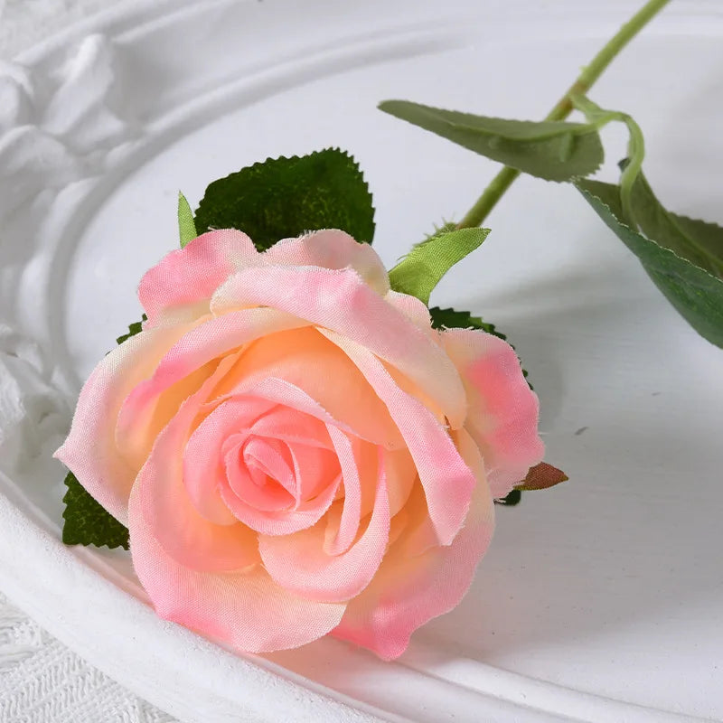 rose artificielle en soie pour décoration de mariage et événements