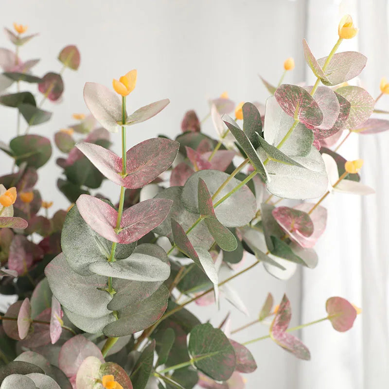 feuilles d'eucalyptus artificielles pour décoration intérieure et extérieure