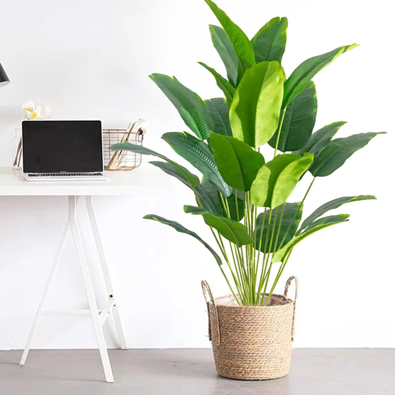 plantes artificielles palmier tropical faux pour décoration intérieure extérieure