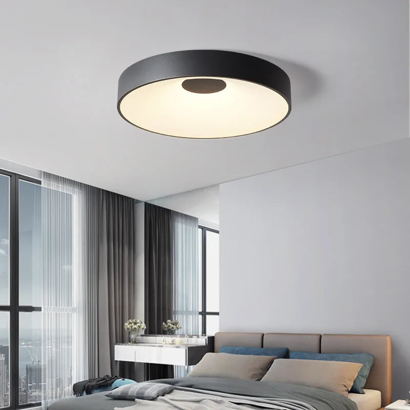 plafonnier led moderne minimaliste rond pour intérieur