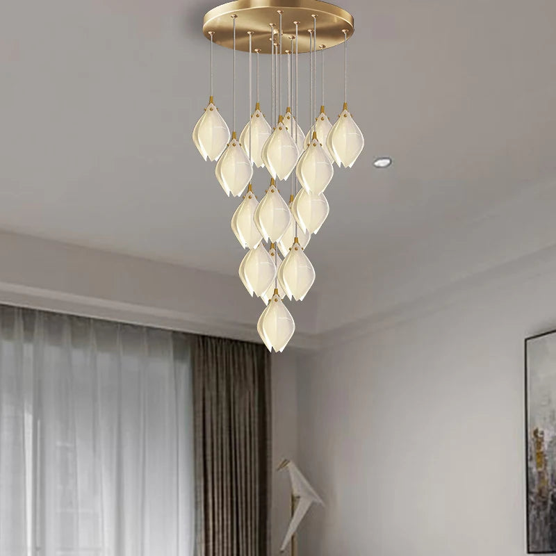 lustre créatif design nordique pour intérieur moderne et élégant