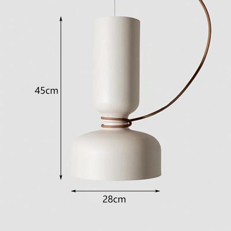 suspension à deux têtes design moderne pour intérieur