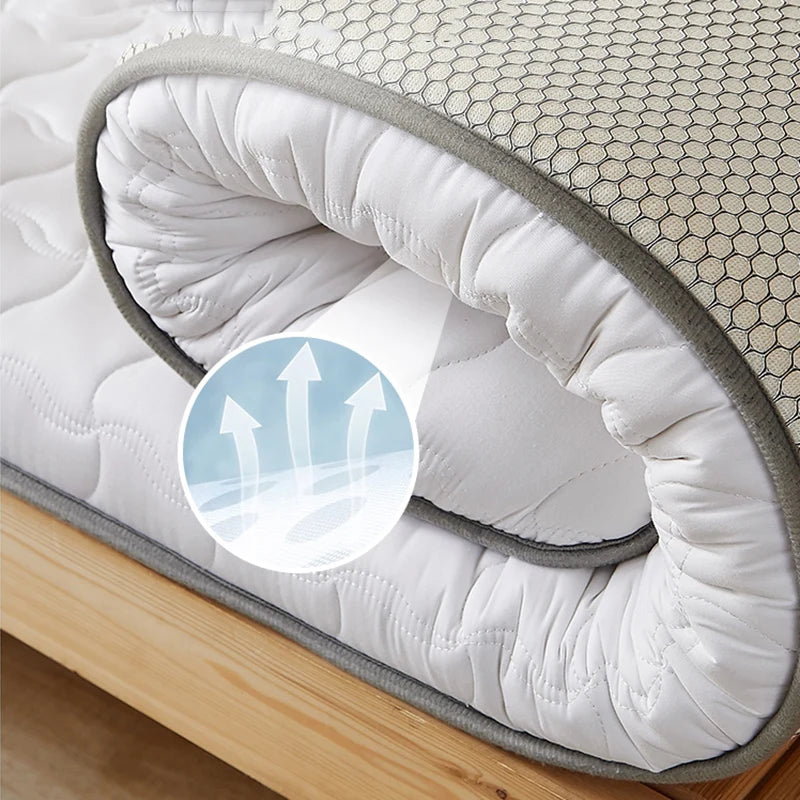 surmatelas épais en mousse à mémoire antibactérien et doux