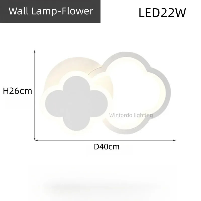 lustre led moderne créatif pour chambre enfant et salon intérieur