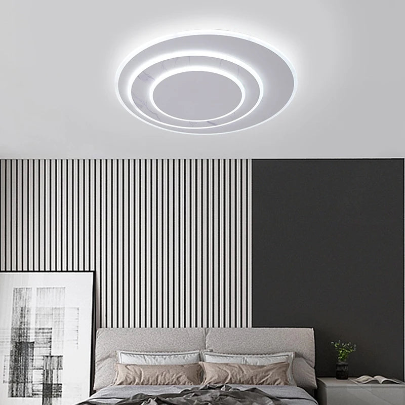 plafonnier led moderne design avec télécommande et intensité variable