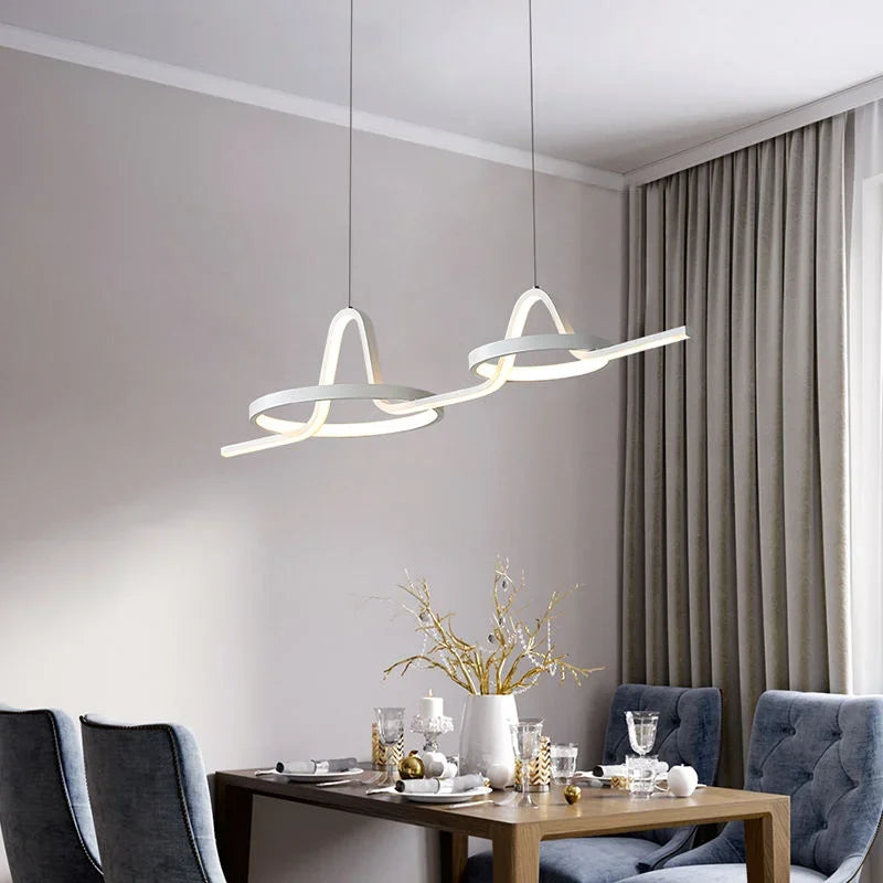 suspension led nordique pour restaurant et bureau