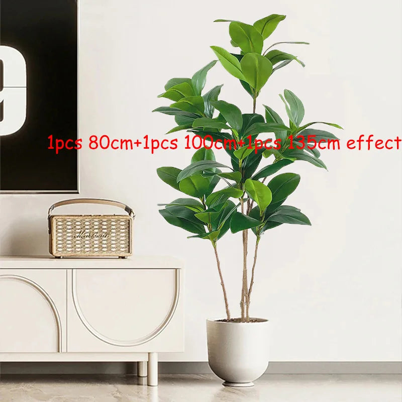 faux ficus magnolia artificiel plantes décoratives pour intérieur et extérieur