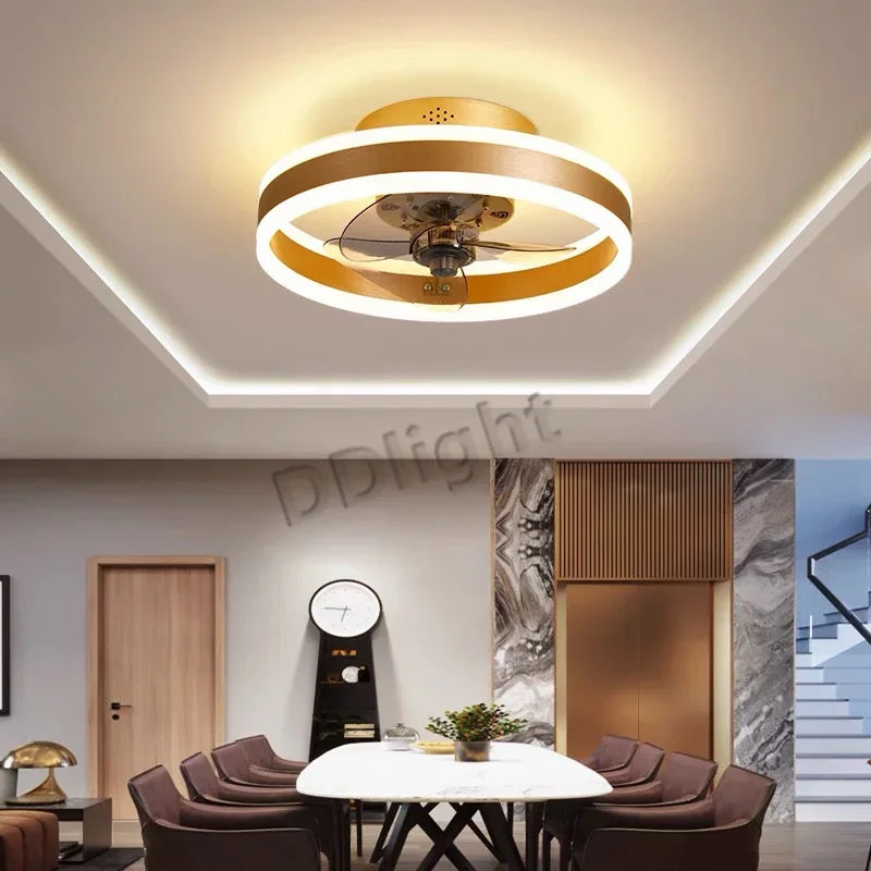 plafonnier ventilateur de plafond lumineux télécommandé dimmable décoratif