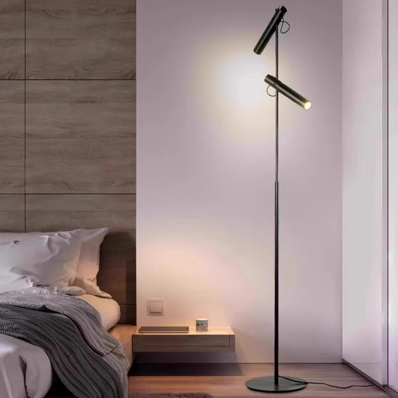 lampadaire led nordique moderne au design créatif minimaliste