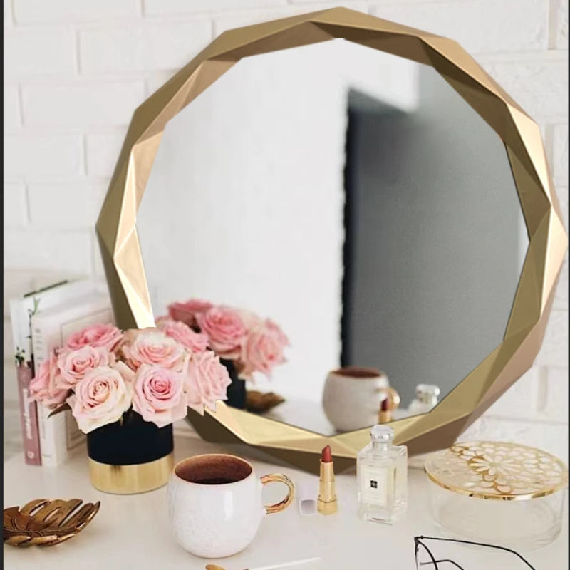 miroirs décoratifs ronds pour maquillage et décoration intérieure