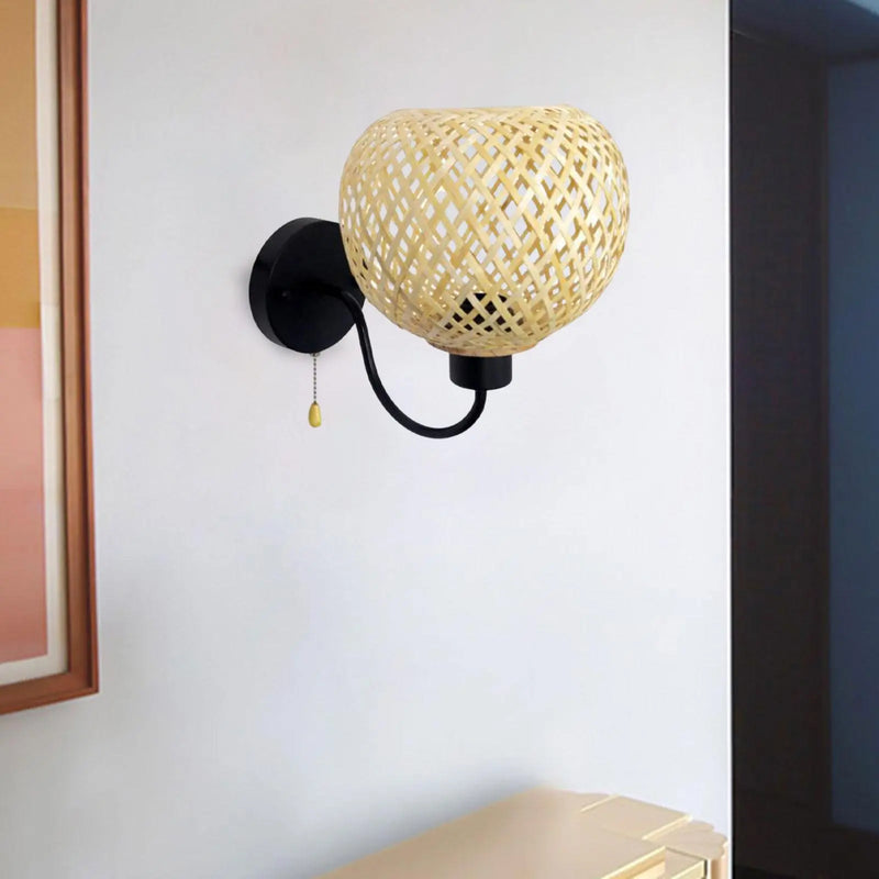 wall lamps Rattan wall hangings