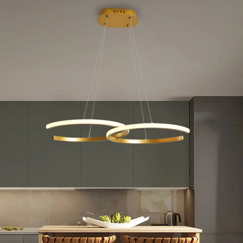 lustre minimaliste design nordique pour intérieur contemporain