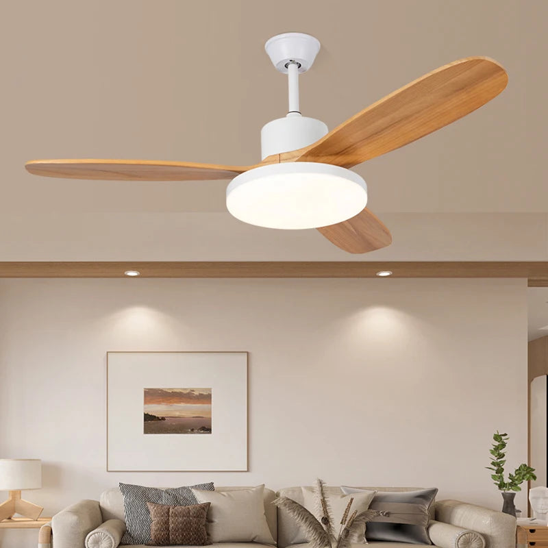 ventilateur de plafond moderne avec lumière télécommande et led modifiable