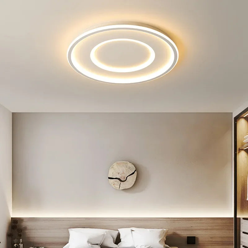 lustre moderne à leds pour décoration intérieure luminaire