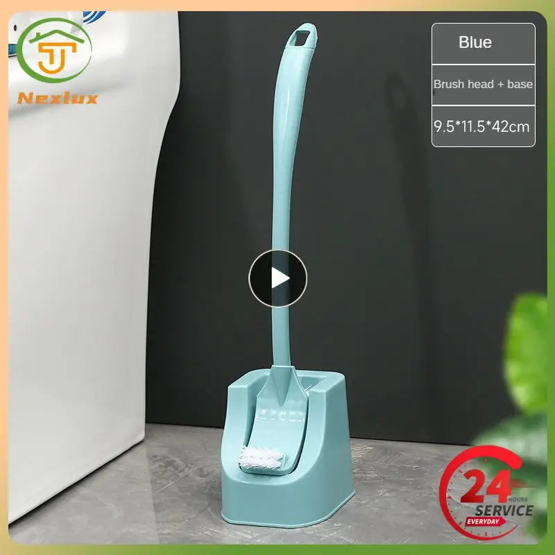 brosse de toilette double face pour nettoyage efficace