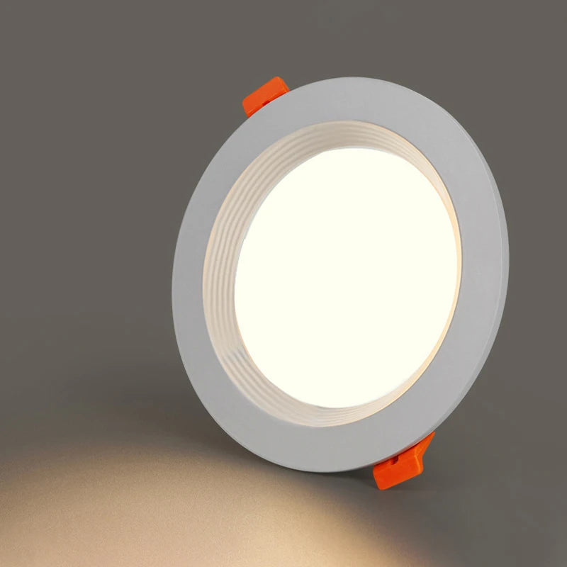 spot led encastré rond pour éclairage intérieur lumineux