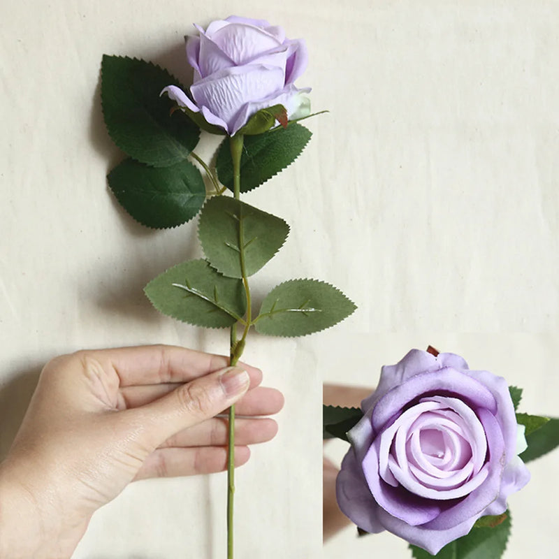 fleur artificielle en flanelle pour décoration intérieure et mariage