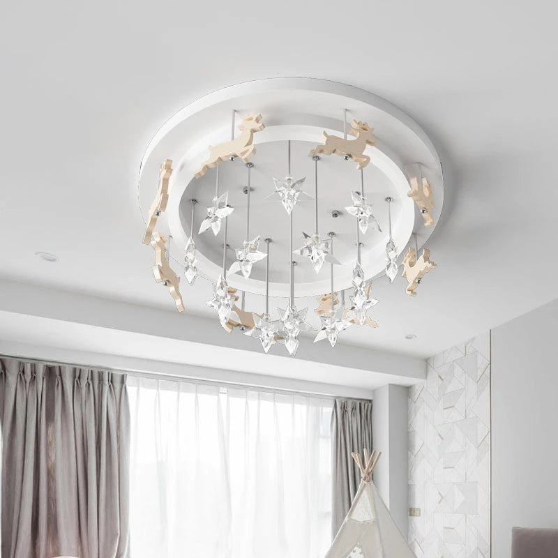 plafonnier étoile à LED pour chambre enfant princesse garçon fille