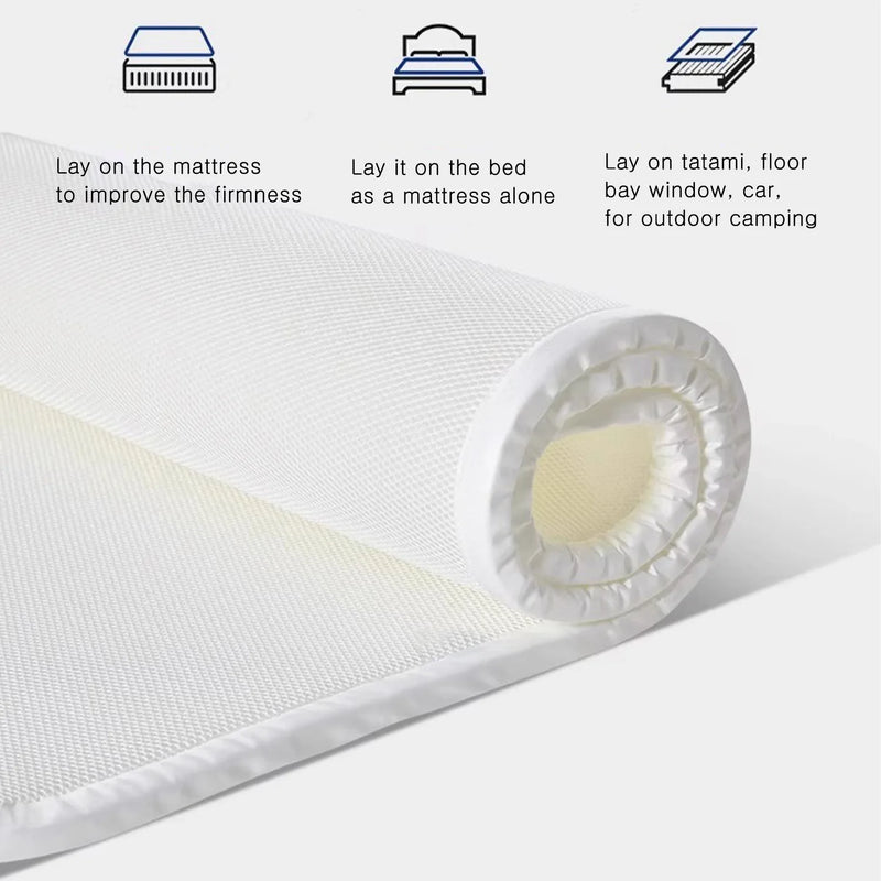 matelas respirant quatre saisons surmatelas frais et confortable