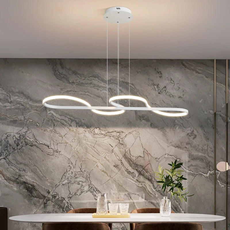 lustre moderne minimaliste pour éclairage intérieur design élégant