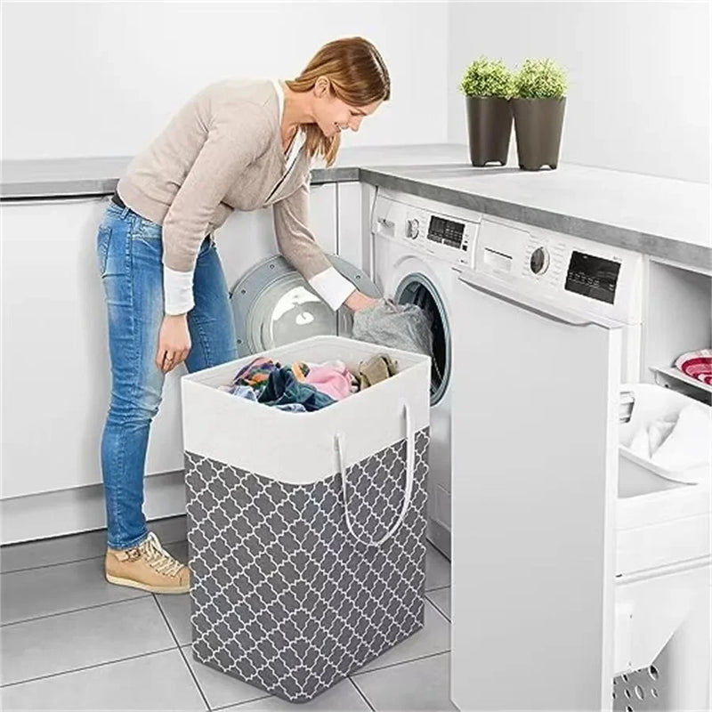 panier à linge pliable imperméable grande capacité pour vêtements