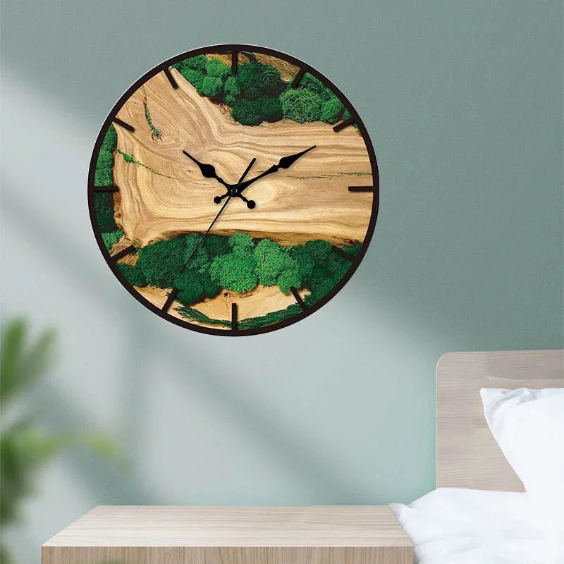 horloge murale acrylique silencieuse pour décoration intérieure moderne