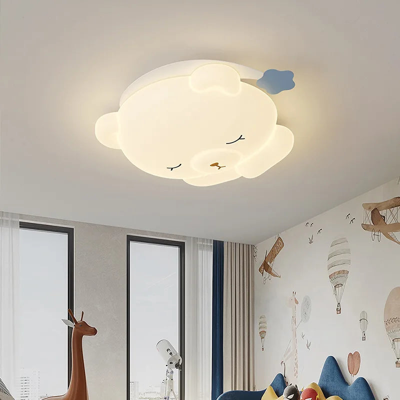 plafonnier ours mignon lampe pour chambre d'enfant moderne et romantique