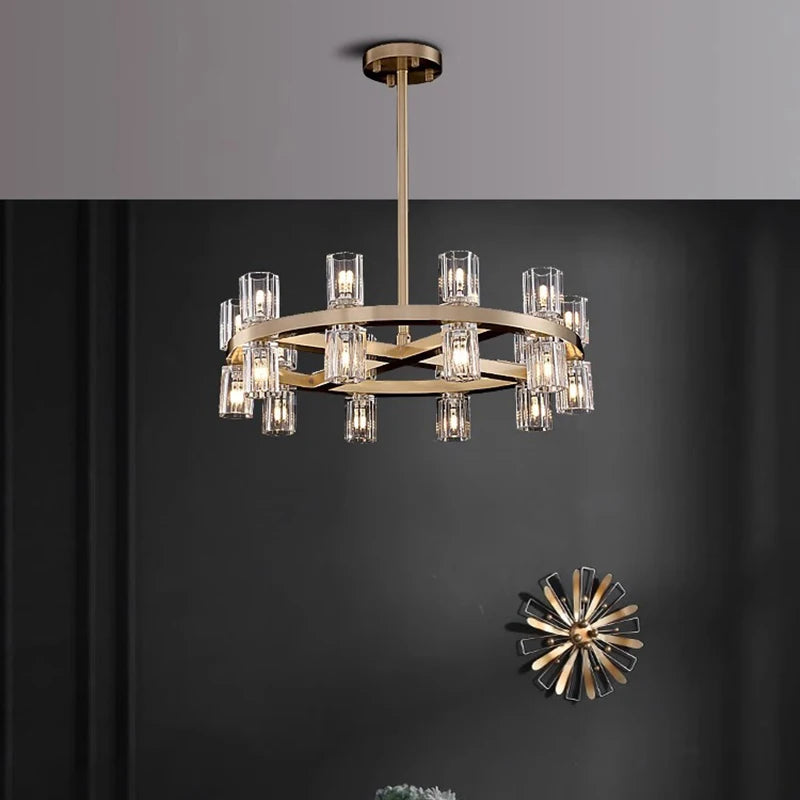 home decorationPendant lights, luxury crystal living room chandelier, dining room Pendant lamp, ceiling light, indoor lighting