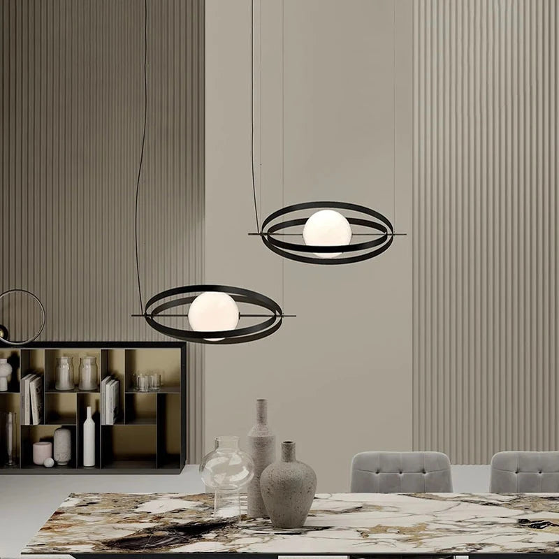 suspension design italienne pour un intérieur élégant et moderne