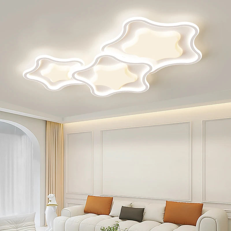 plafonnier led étoile moderne pour décoration intérieure élégante