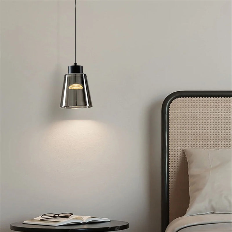 lustre à led tendance en forme de bouteille pour intérieur moderne