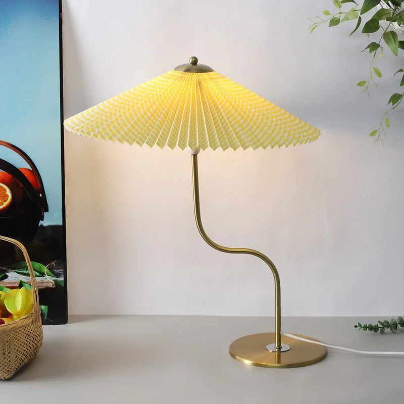 lampe à poser rétro en forme de parapluie décoratif pivotant