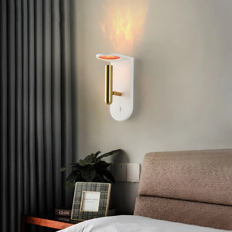 lustre led minimaliste moderne flamme luxueux décoration maison