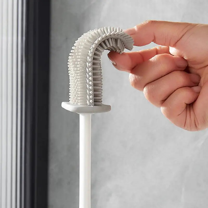 brosse de toilette à séchage rapide avec support mural et nettoyage efficace