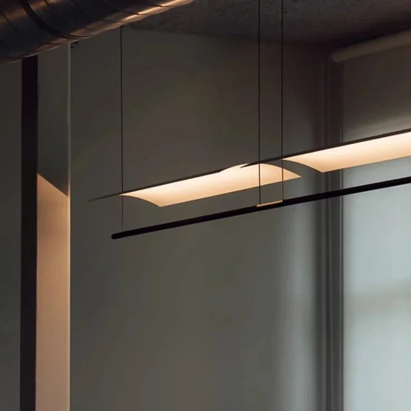 lustre minimaliste moderne nordique design led pour intérieur contemporain