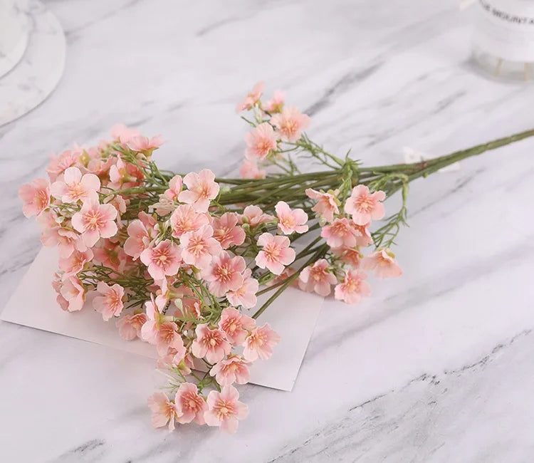 fleur artificielle étoile décoration douce et fraîcheur